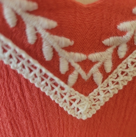 Japna Coral Spaghetti Strap Maxi Sundress Size XL - Picture 2 of 3